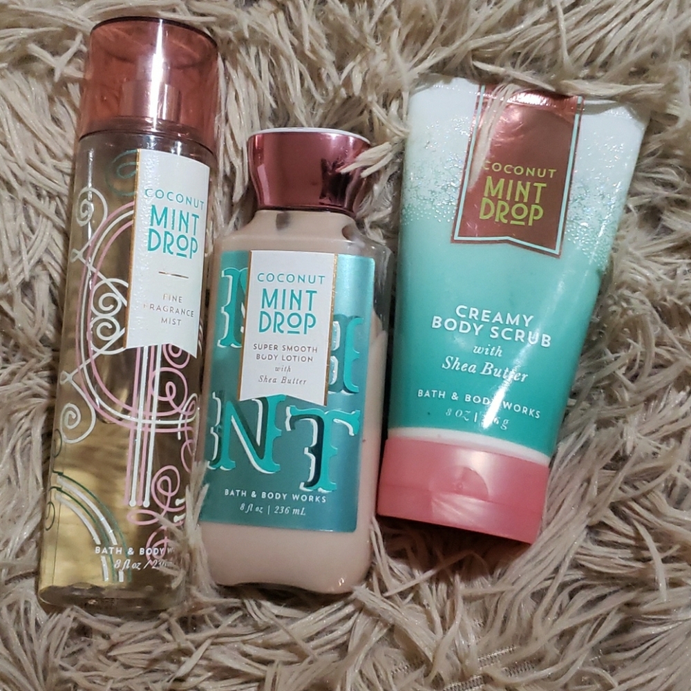 B&BW coconut mint drop trio